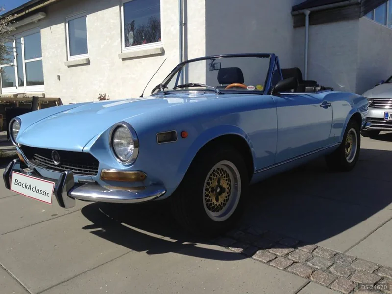 1973 Fiat 124 Spider sport in Ølstykke 1