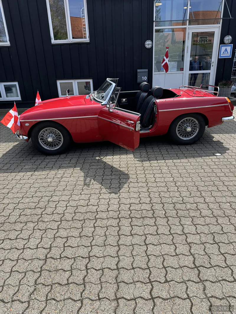 1970 MG B in Sønderjylland