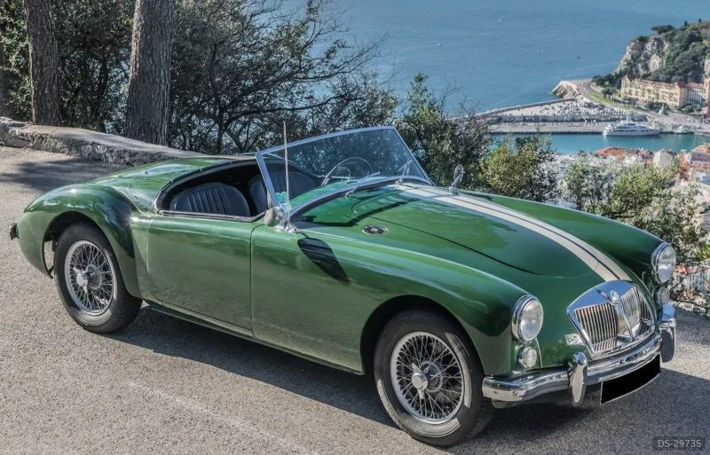 1959 MG “A” roadster in Nice
