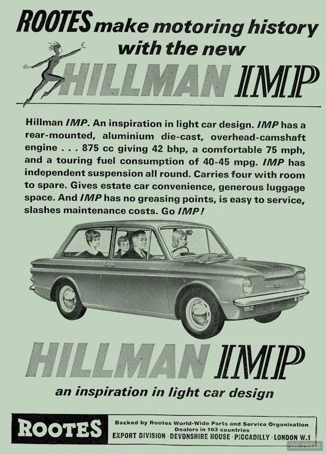 1967 Hillman Imp in Bonabal - Ventosa - Torres Vedras 9