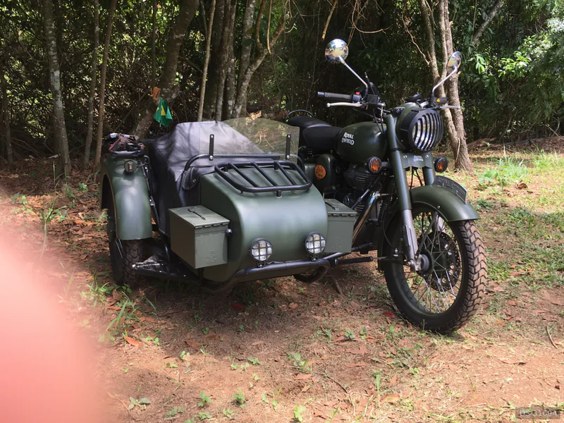 2017 Royal Enfield Classic 500 Battle Green Com Sidecar in Santo André