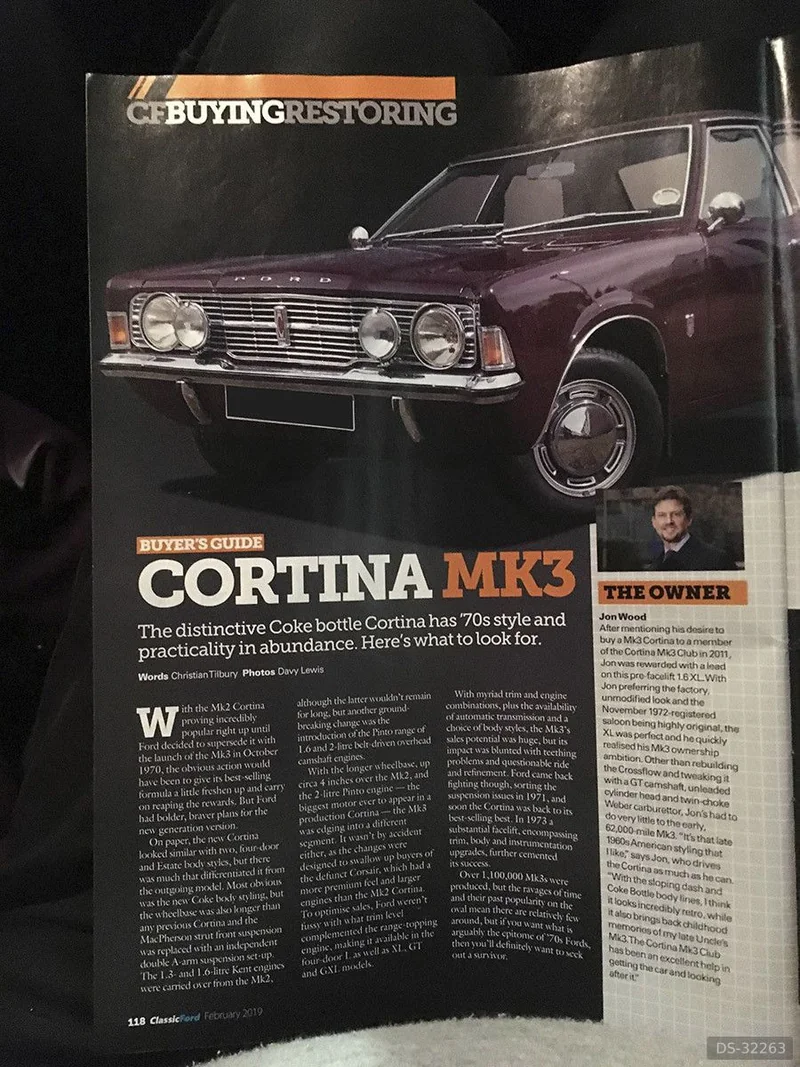 1972 Ford Cortina Mk3 Xl Saloon