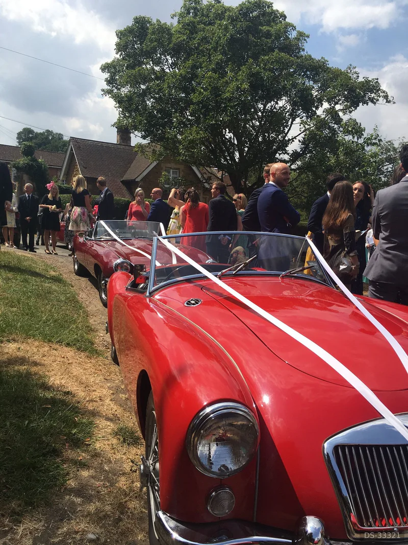 1957 MG A in Hoylake 2
