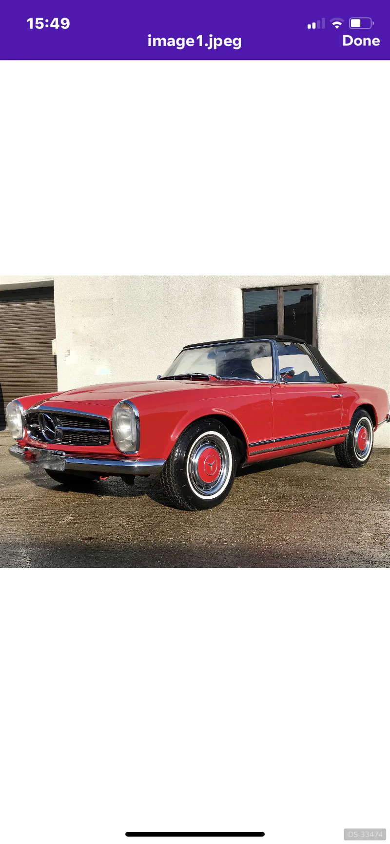 1965 Mercedes-Benz 280SL in London 2