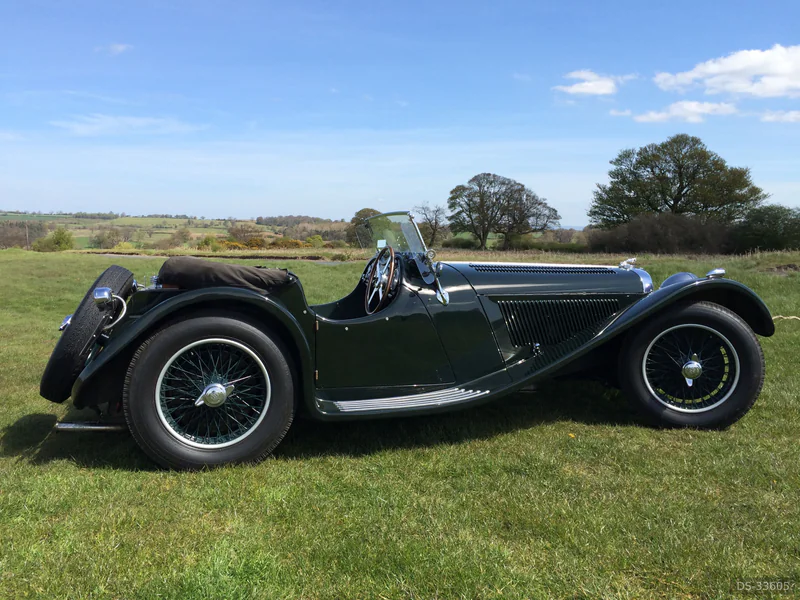 1936 Jaguar SS100 in Thirsk 4