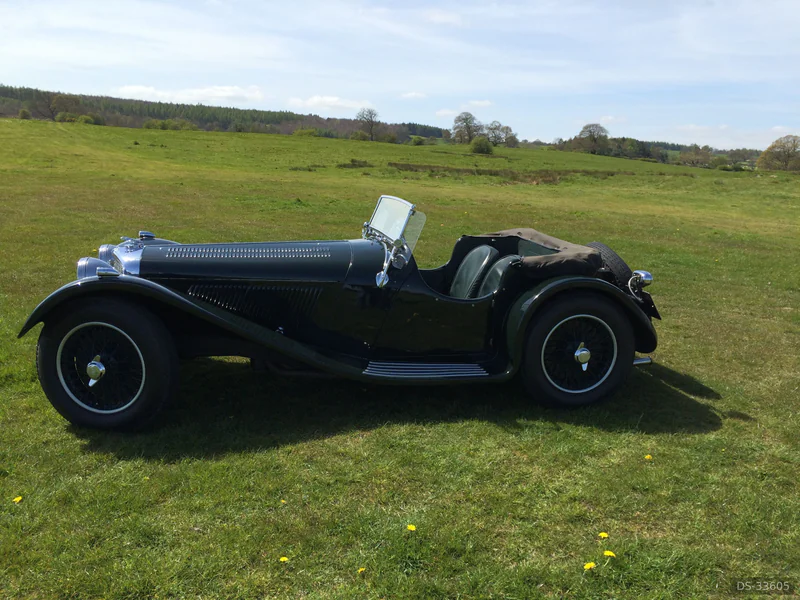 1936 Jaguar SS100 in Thirsk 7
