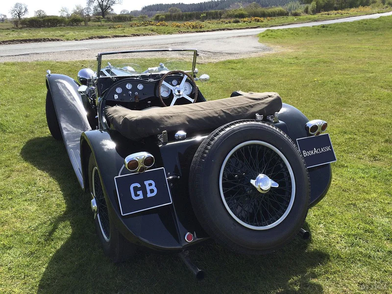1936 Jaguar SS100 in Thirsk 3