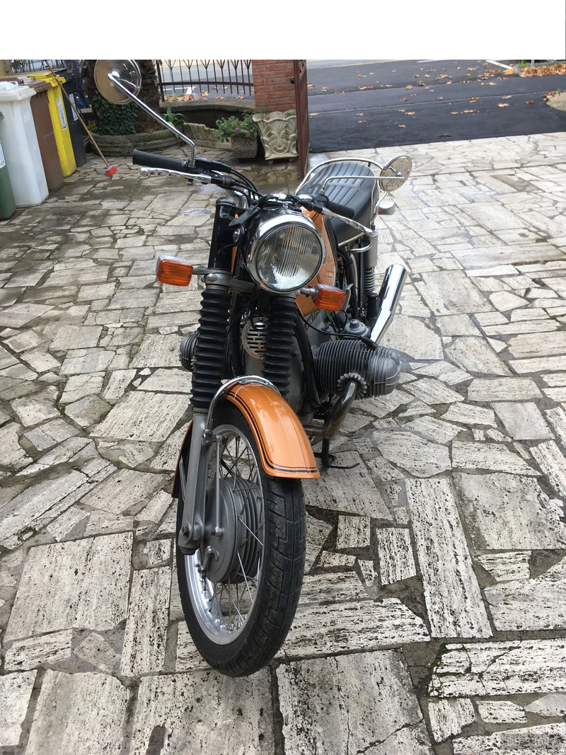 1973 BMW R75 in Roma 3