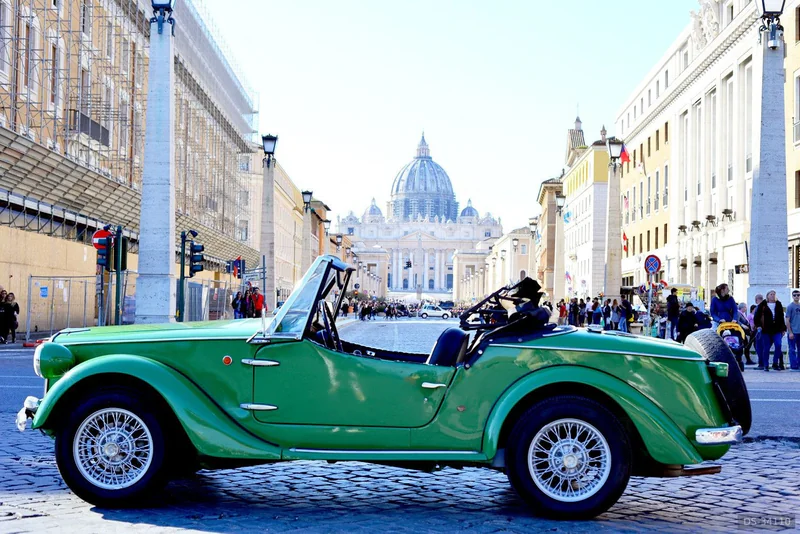 1973 Siata Spring 850 Spider in Roma 3