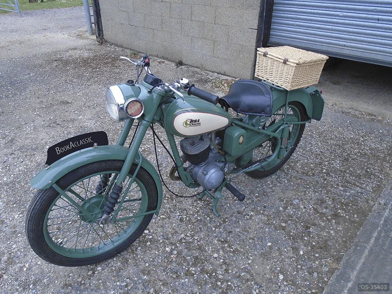 1957 BSA Bantam D1 in Halstead 2