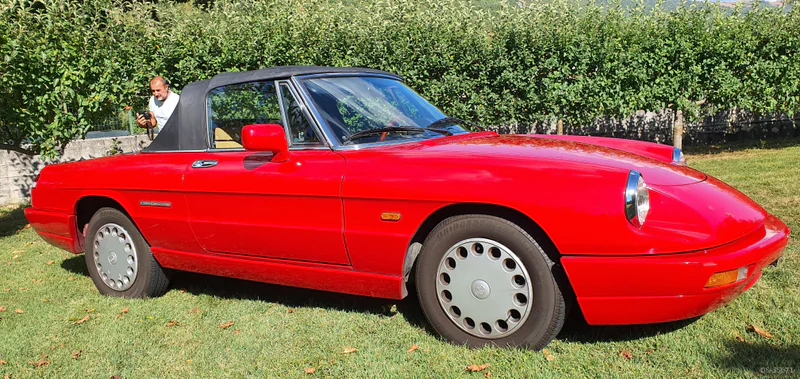 1991 Alfa Romeo Spider Duetto in Roma 2