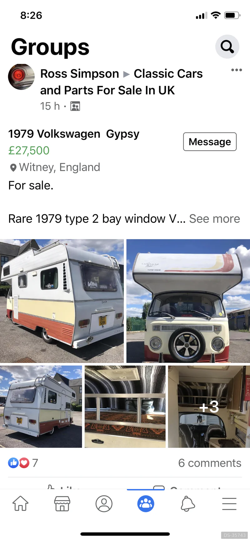 1963 Volkswagen Split Screen in London 7