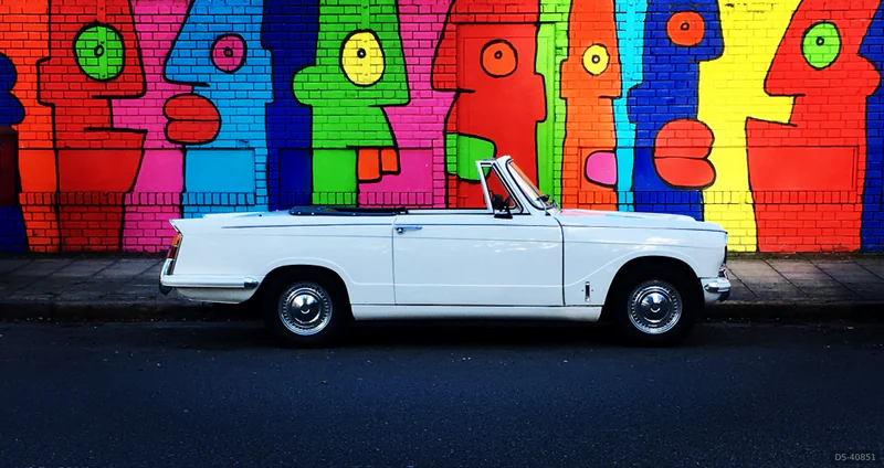 1971 Triumph Herald 1360 Convertible in London 1