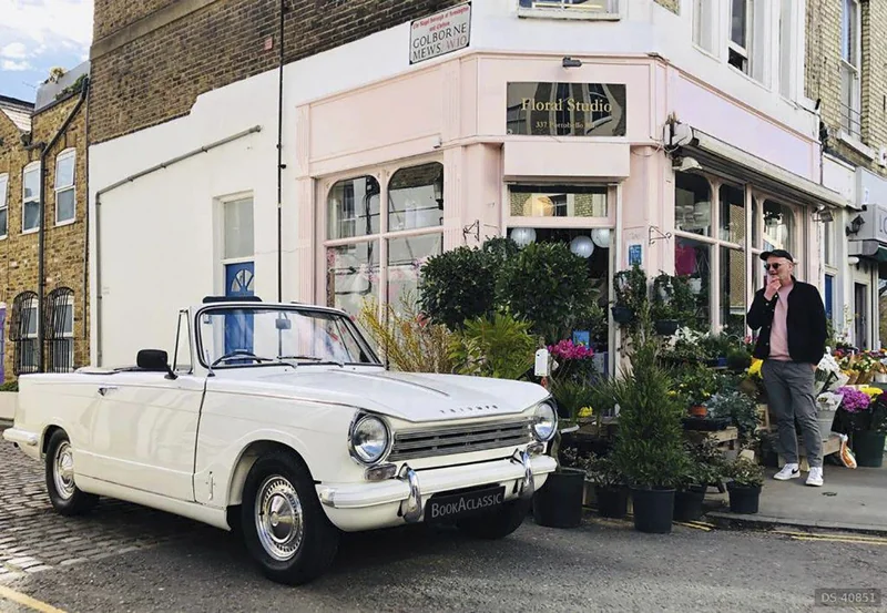 1971 Triumph Herald 1360 Convertible in London 2