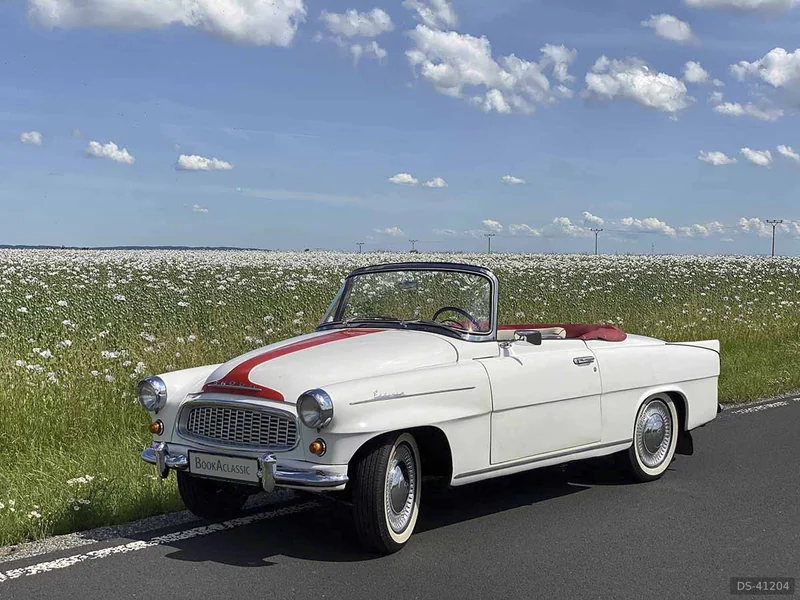 1963 Skoda Felicia Cabrio in Mariánské Lázně 2