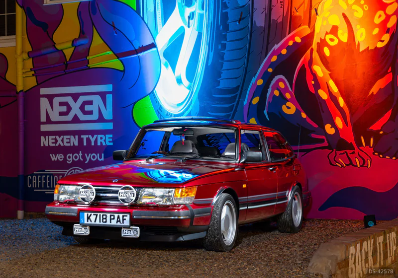 1993 Saab 900 T16s Ruby in Studley