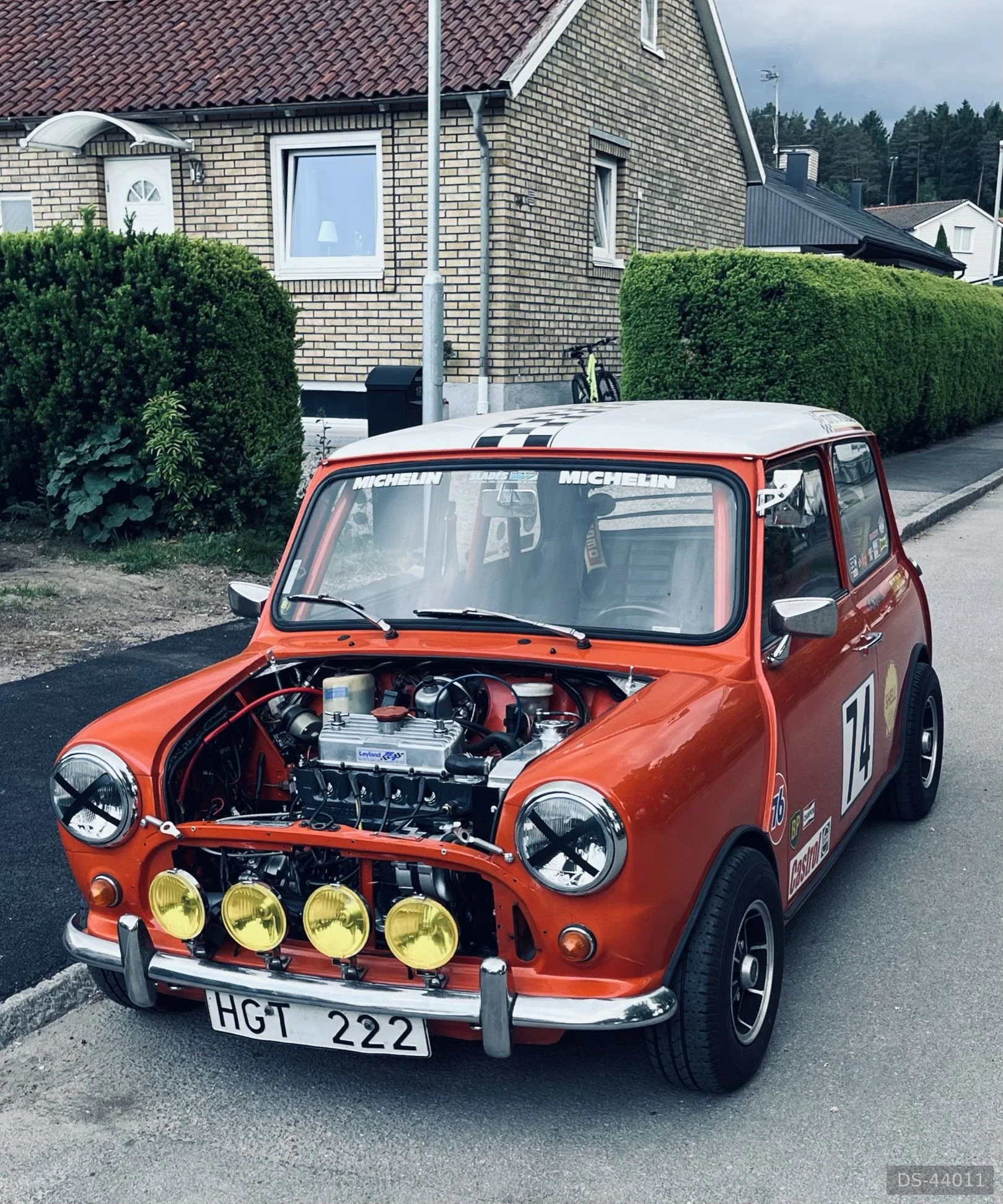 1974 BMC Austin Mini 1000 (Hundkoja)