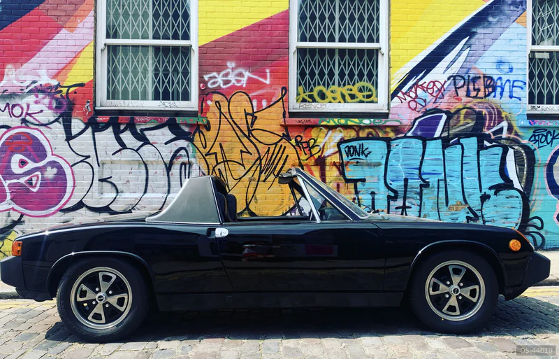 1975 Porsche 914 in London 2