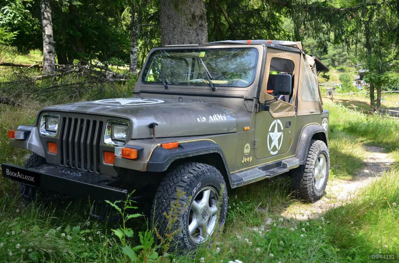 1990 Jeep Wrangler Sahara in Chateau Doex