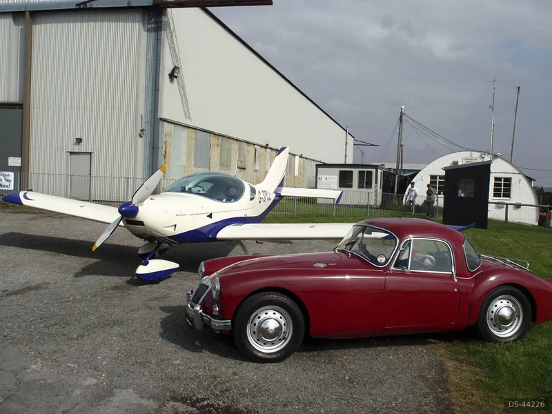 1957 MG Mga in Market Drayton 3