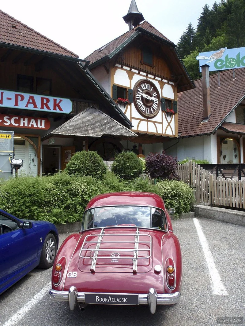 1957 MG Mga in Market Drayton 2