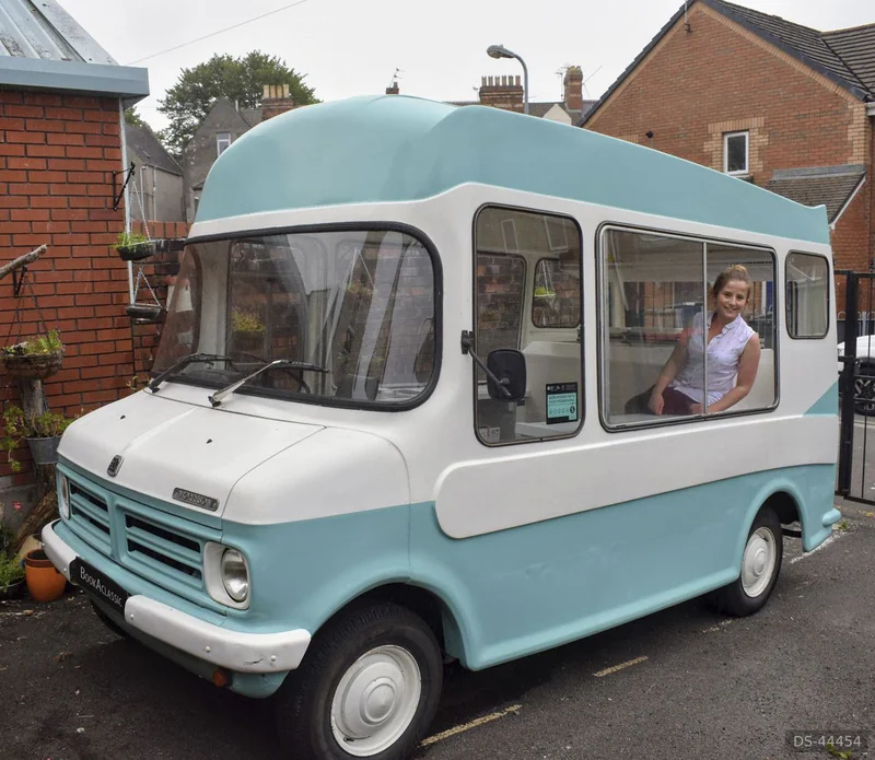 1972 Bedford Cf Ice Cream Van in Cardiff 2