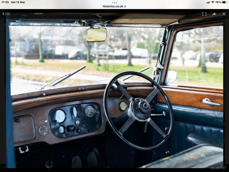 1935 Talbot Six Light Aw 75 in London 6