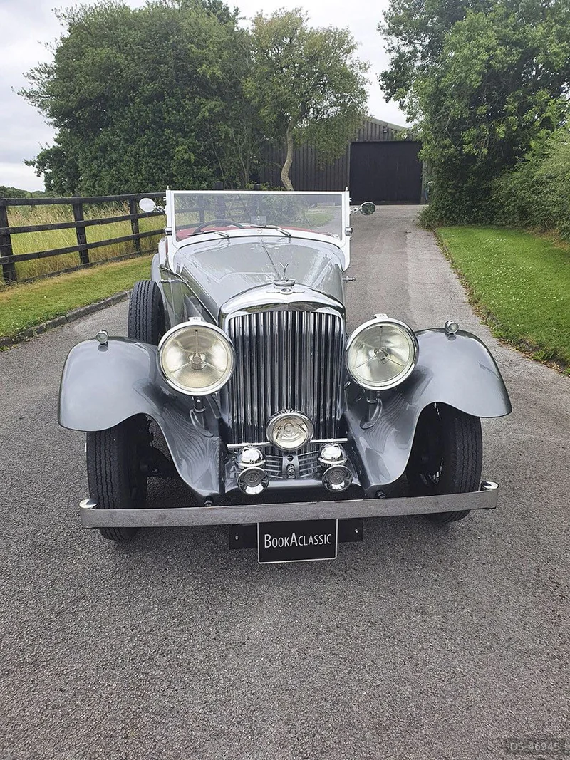 1935 Bentley Derby Drophead in Rosehill, Market Drayton 2