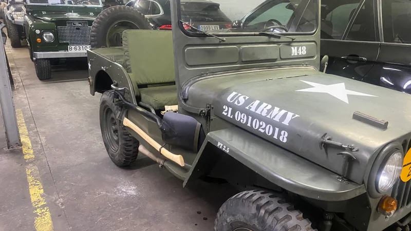 1951 Jeep Willys Cj3A in Barcelona 11