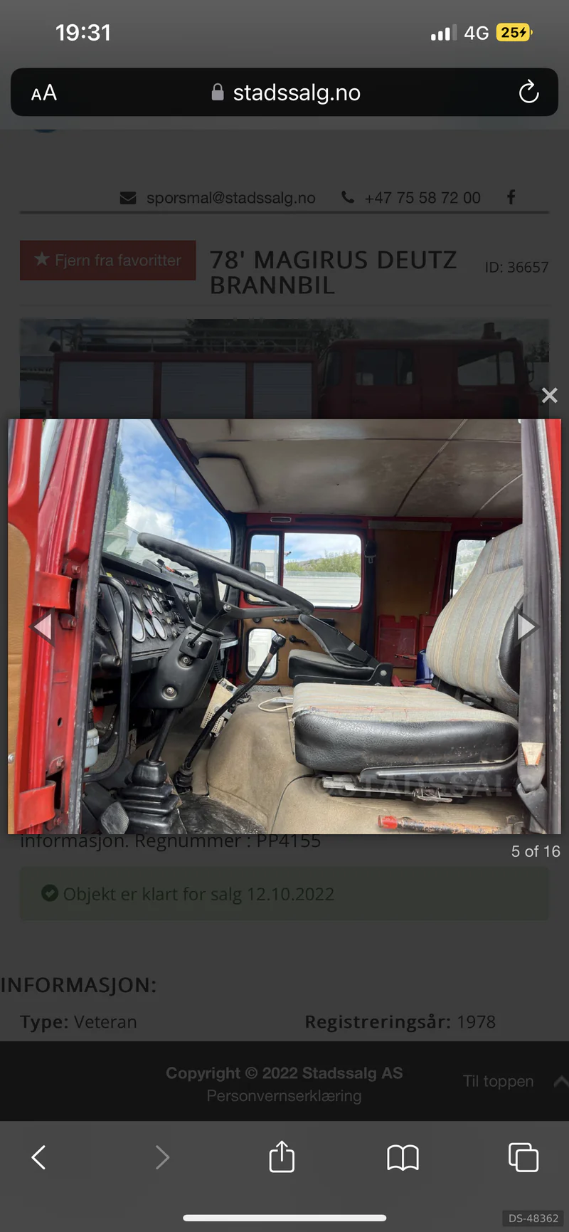 1978 Iveco Magirus in Skjeberg 3