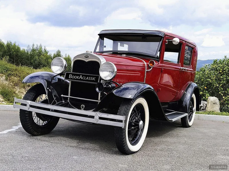 1931 Ford A Fordor in Vila Meã 2