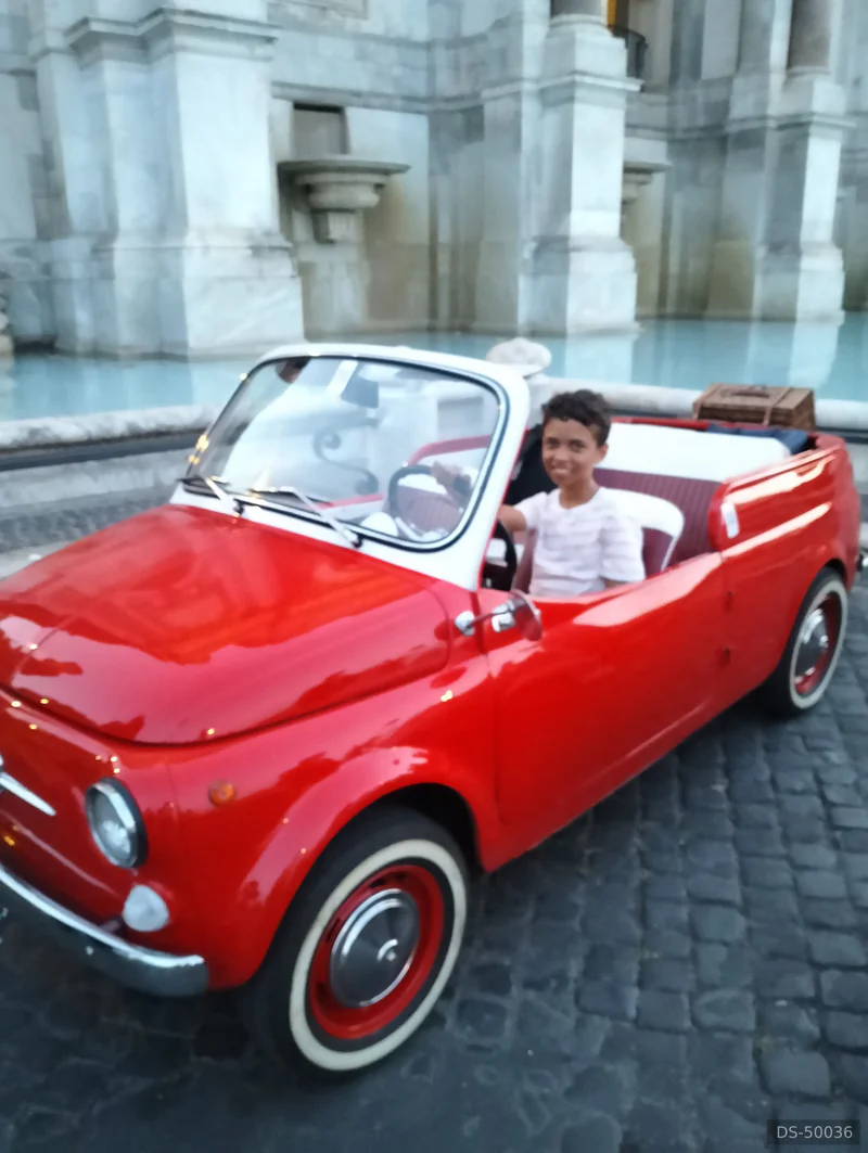 1972 Fiat 500 Giardiniera Cabrio in Roma 4