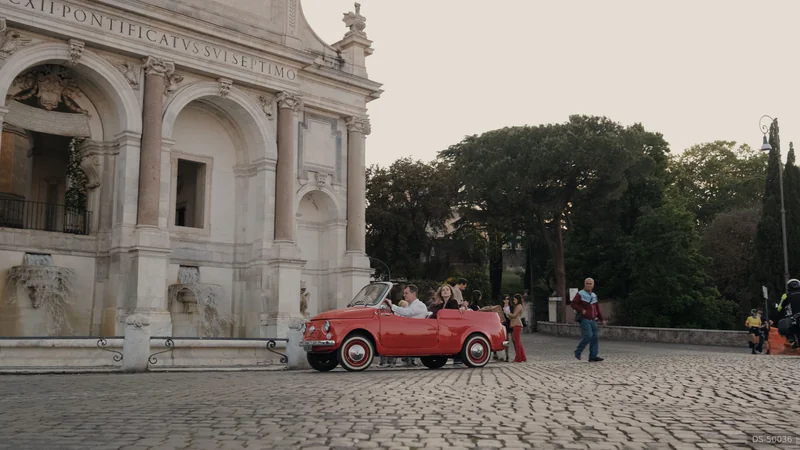 1972 Fiat 500 Giardiniera Cabrio in Roma 2
