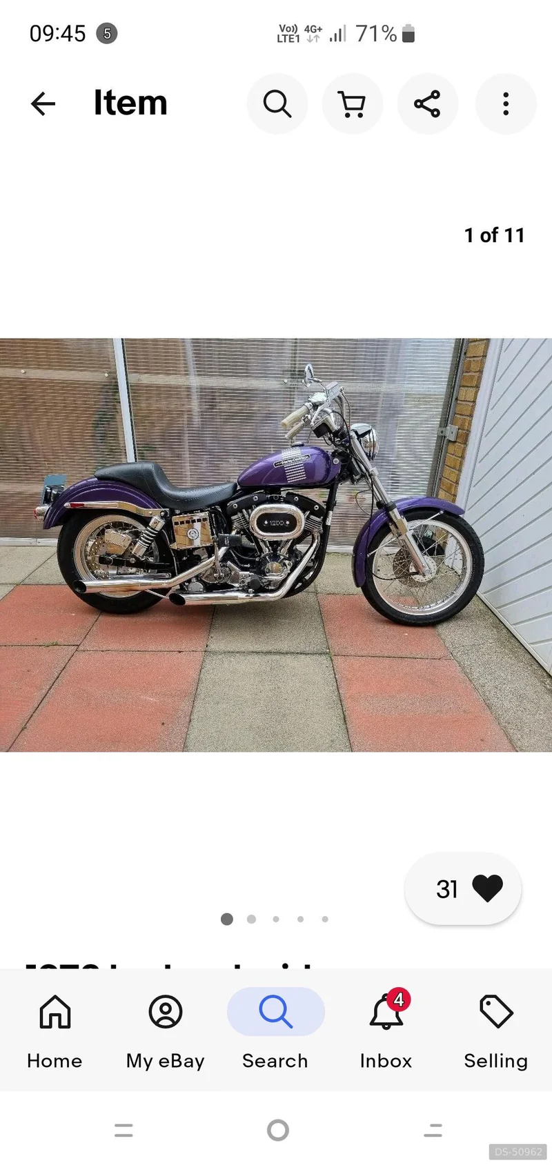 1973 Harley-Davidson Fx Superglide 1973 in Weston Super Mare 4