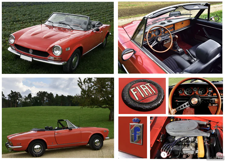 1970 Fiat 124 Sport Spider 1600 in Reichenburg 3