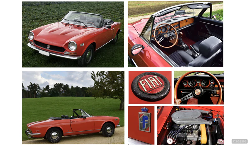 1970 Fiat 124 Sport Spider 1600 in Reichenburg 9