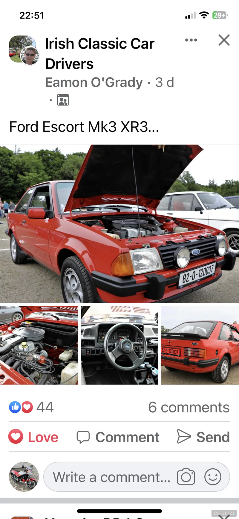 1982 Ford Xr3 Escort in Swords 9