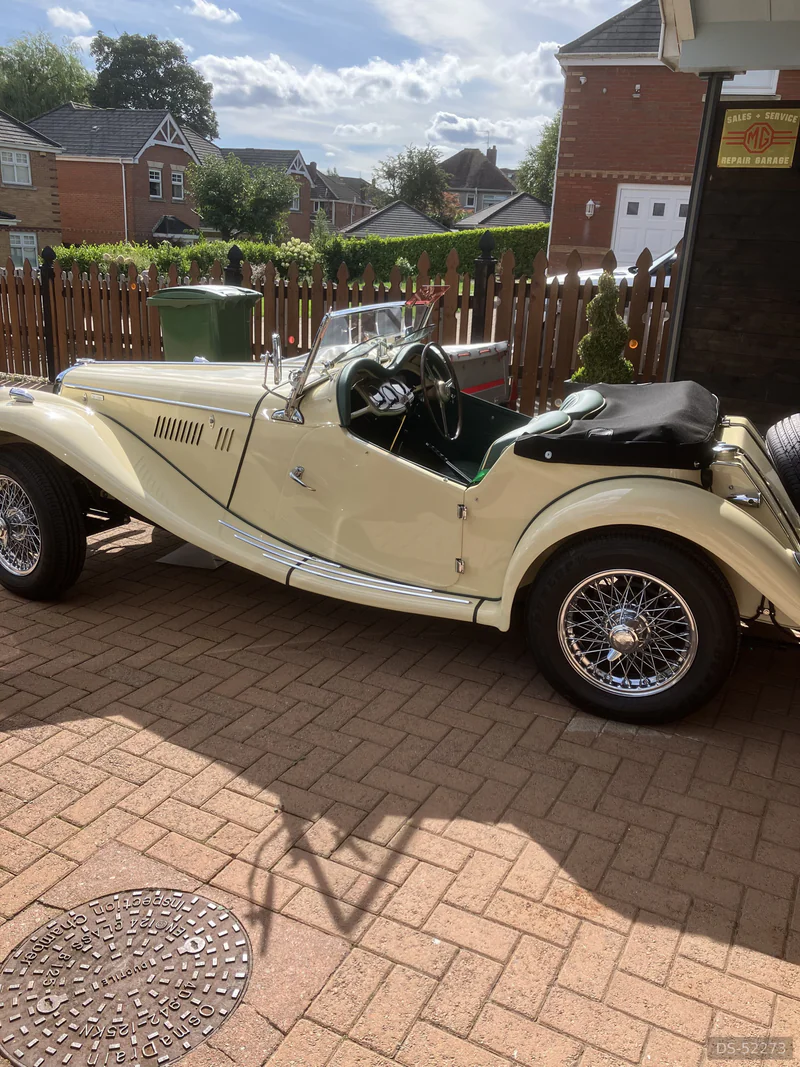 1955 MG Tf in Cardiff 2
