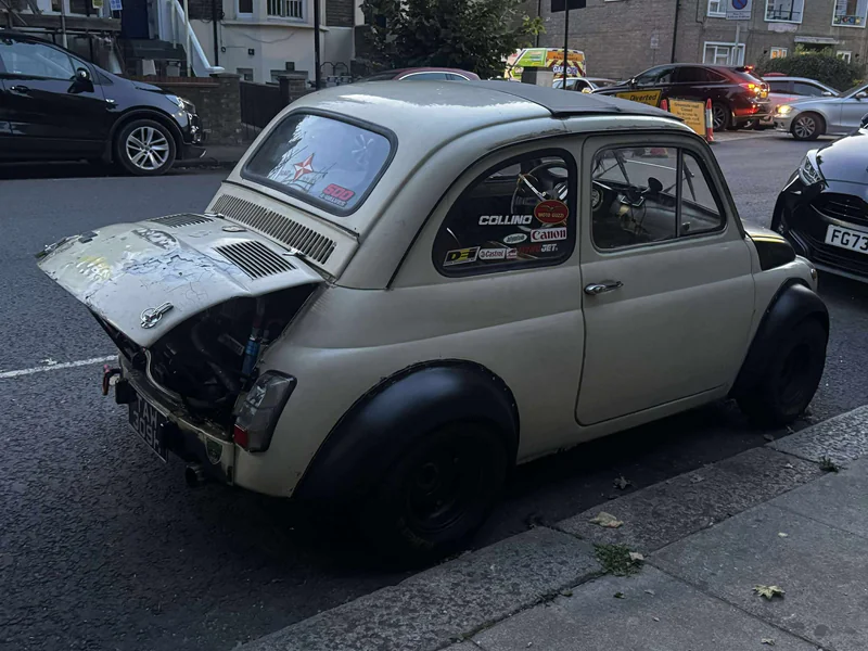 1969 Fiat 500 in London 5
