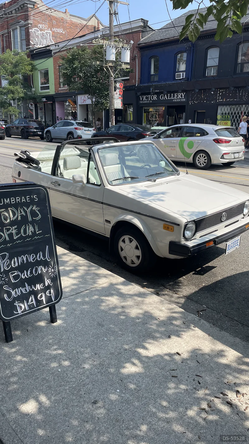 1987 Volkswagen Cabriolet in Toronto