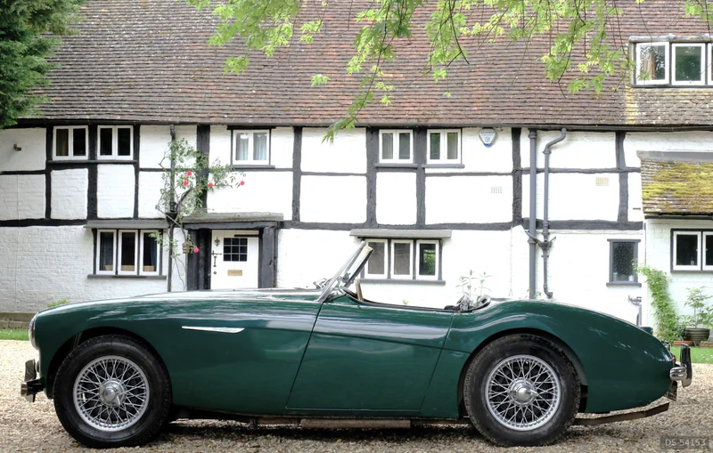 1955 Austin Healey 100 in Cowley Peachey 2