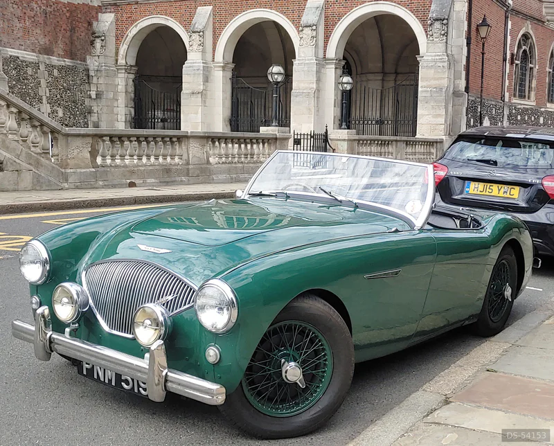1955 Austin Healey 100 in Cowley Peachey 6