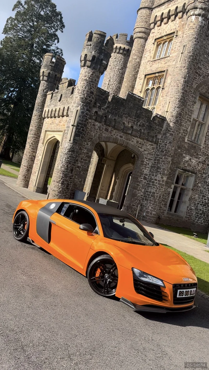 2008 Audi R8 in Cardiff 2