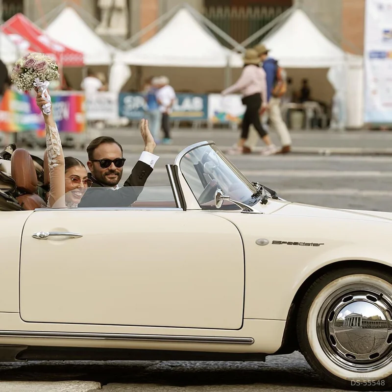1955 Porsche Speedster 356 in Napoli 2
