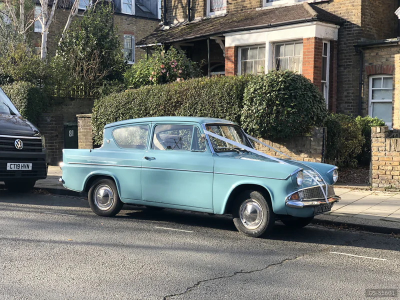 1965 Ford Anglia 105e in London 7