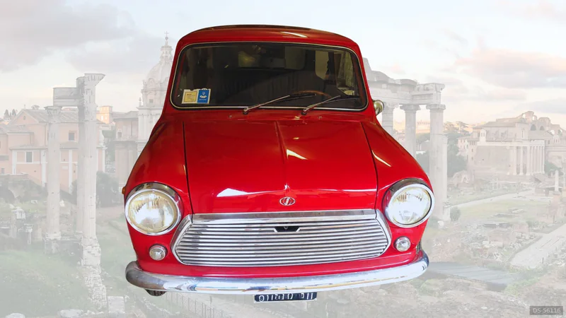 1971 Innocenti Mini Minor in Roma 2