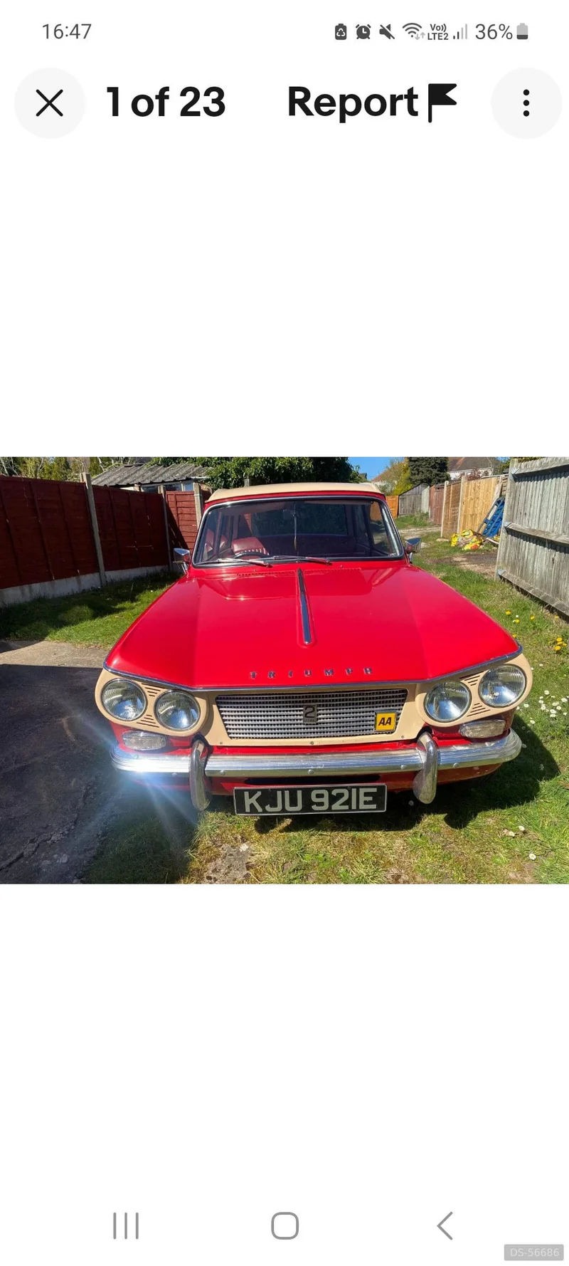 1967 Triumph Vittesse in St Columb Major 2