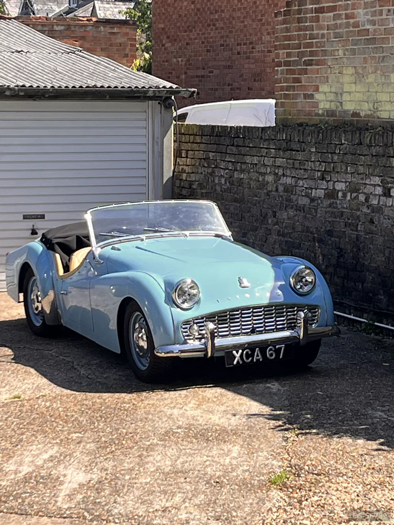 1960 Triumph Tr3a in London 1