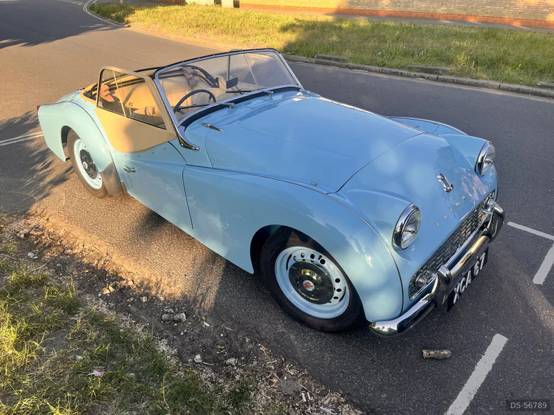 1960 Triumph Tr3a in London 2