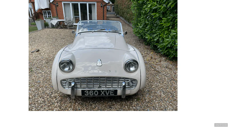 1960 Triumph Tr3a in Croydon 1